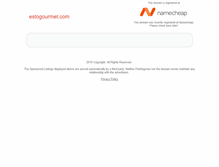 Tablet Screenshot of estogourmet.com